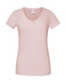 Dames T-shirt V Hals Iconic FOTL 61-444-0 powder rose